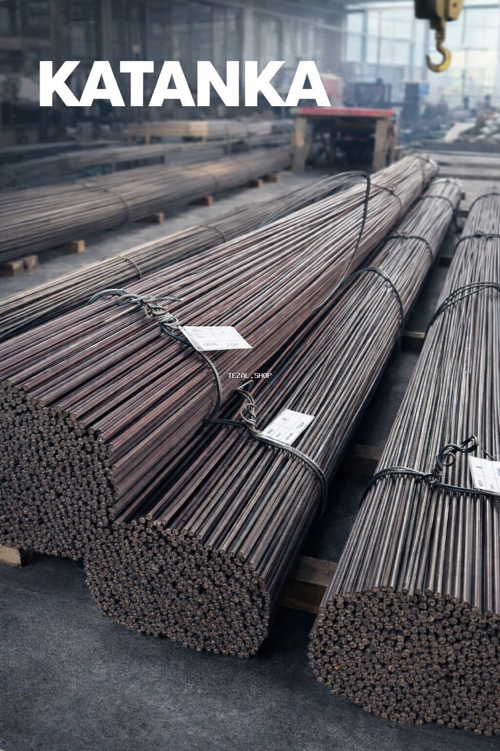 Katanka (8 diametr) Tonu -1150 Metresi-0.45 Təmiz 8 diametr katanka