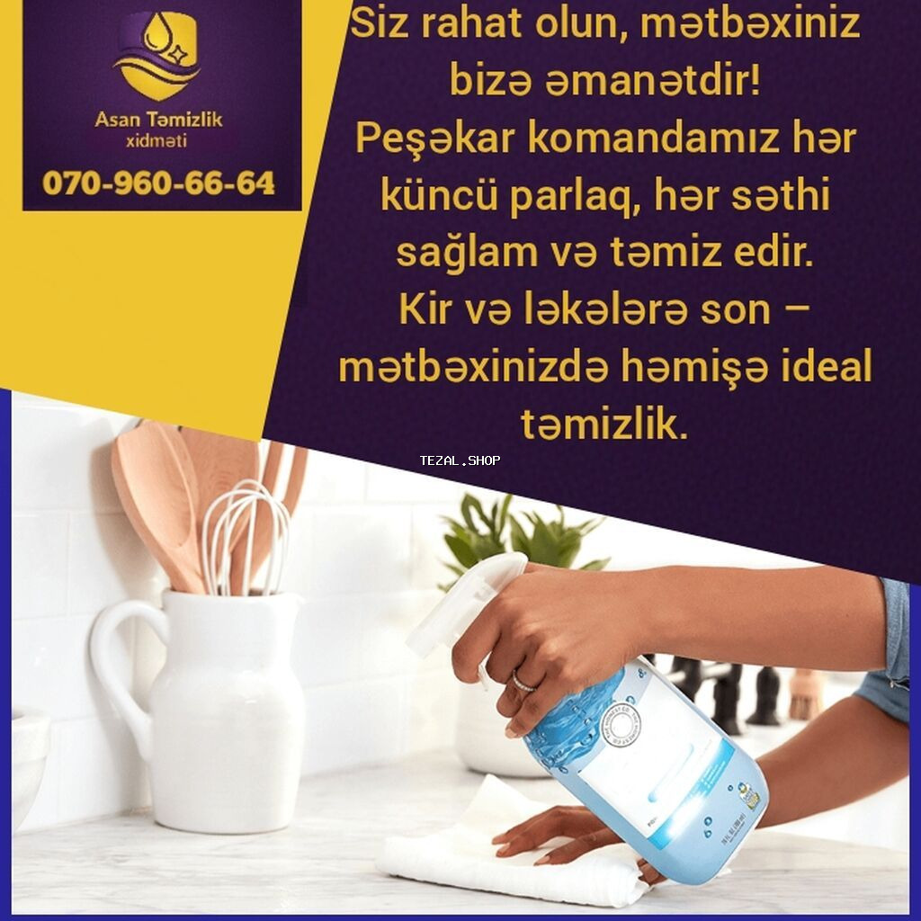 Təmizlik artıq sadəcə ehtiyac deyil — bu, komfort və prestij