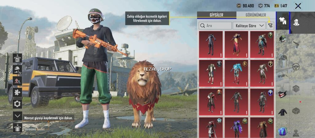 BARTER OLUNUR BUZ 4 İLƏ PUBG Mobile hesabı – zəngin inventar və nadir - şəkil 2