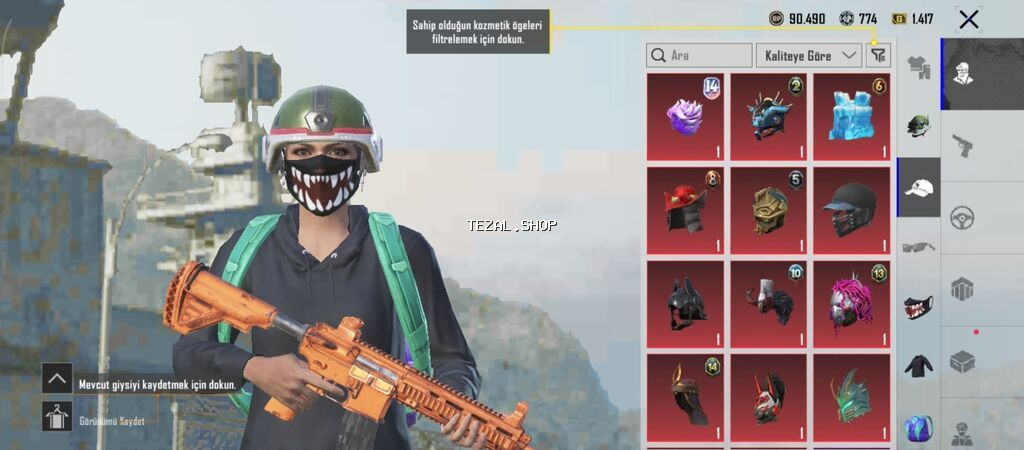 BARTER OLUNUR BUZ 4 İLƏ PUBG Mobile hesabı – zəngin inventar və nadir - şəkil 4