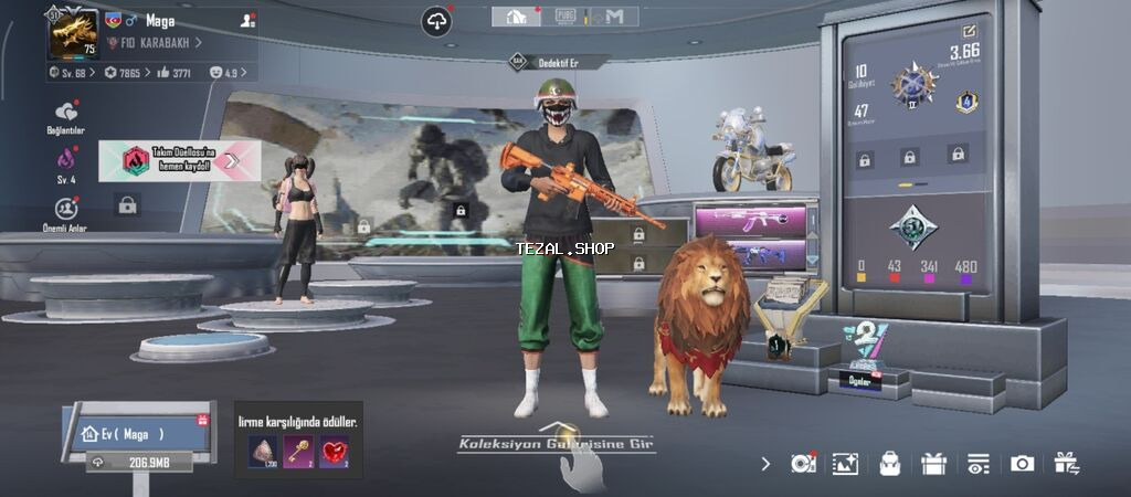 BARTER OLUNUR BUZ 4 İLƏ PUBG Mobile hesabı – zəngin inventar və nadir - şəkil 5