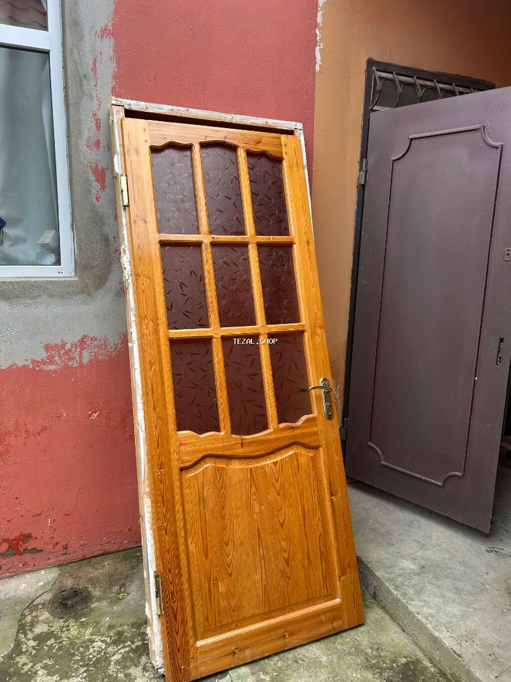 Qapı 5 ədəd işlənmiş normal vəziyyətdə 300 azn şüşələri ilə birlikdə - şəkil 3