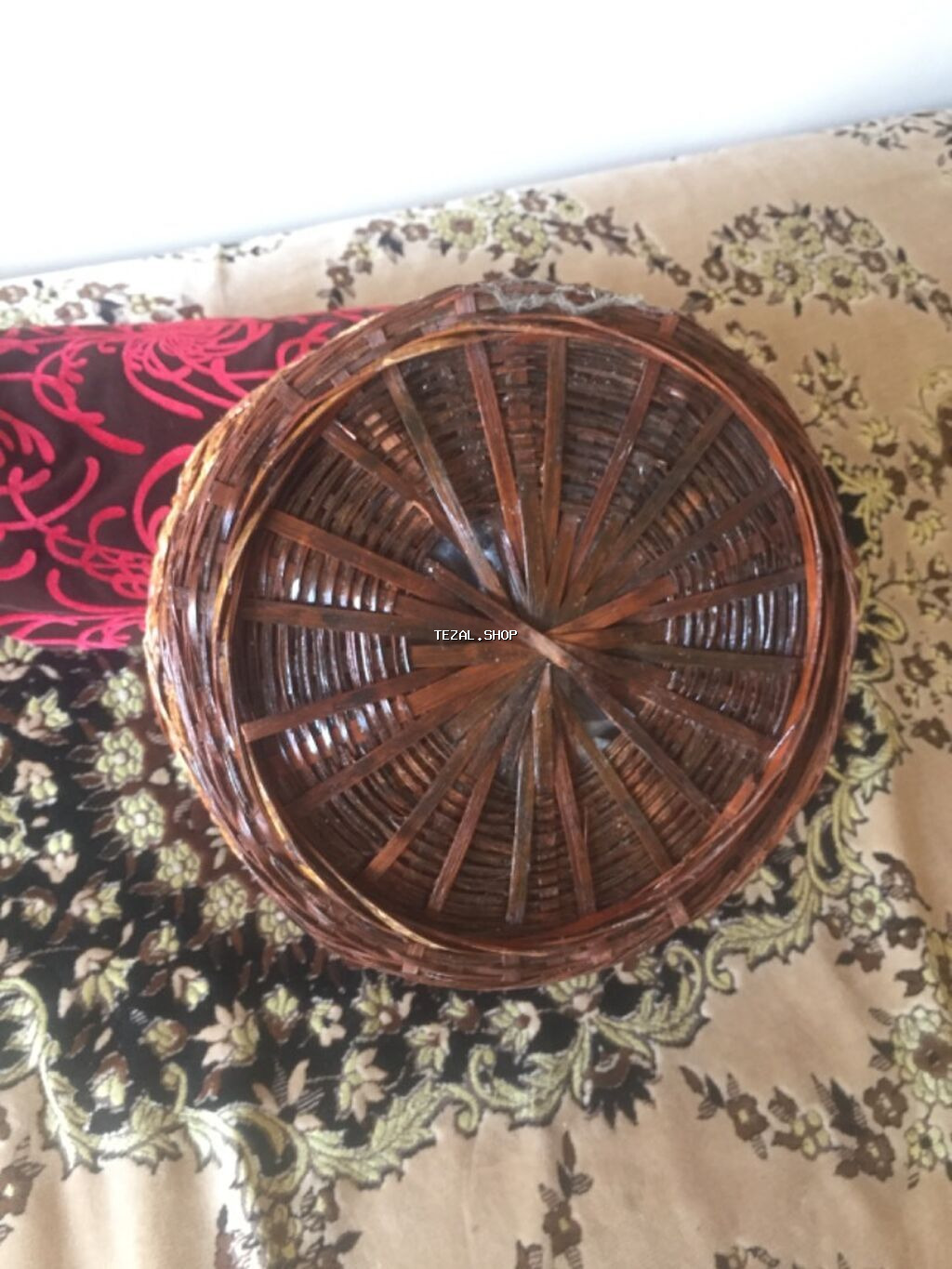 Təbii materiallardan hazırlanmış toxunma sənətkar səbət - şəkil 2