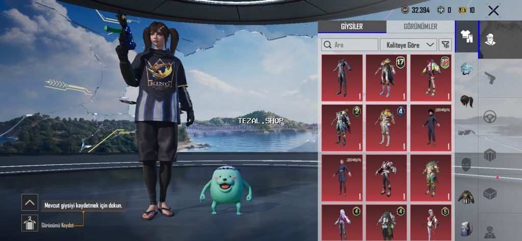 PUBG Mobile hesabı – zəngin kolleksiya və valyuta balansı nagd alana