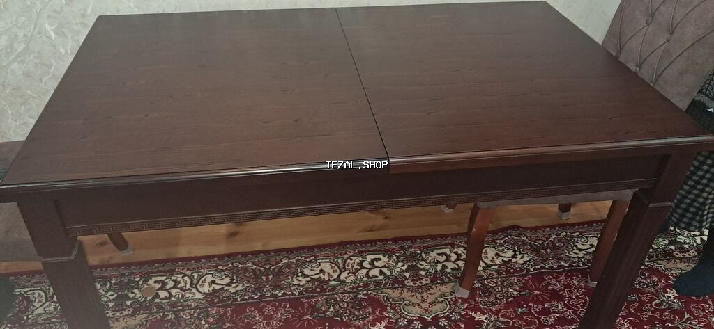 Qonaq masası, Açılan, Taxta, Dördbucaq masa