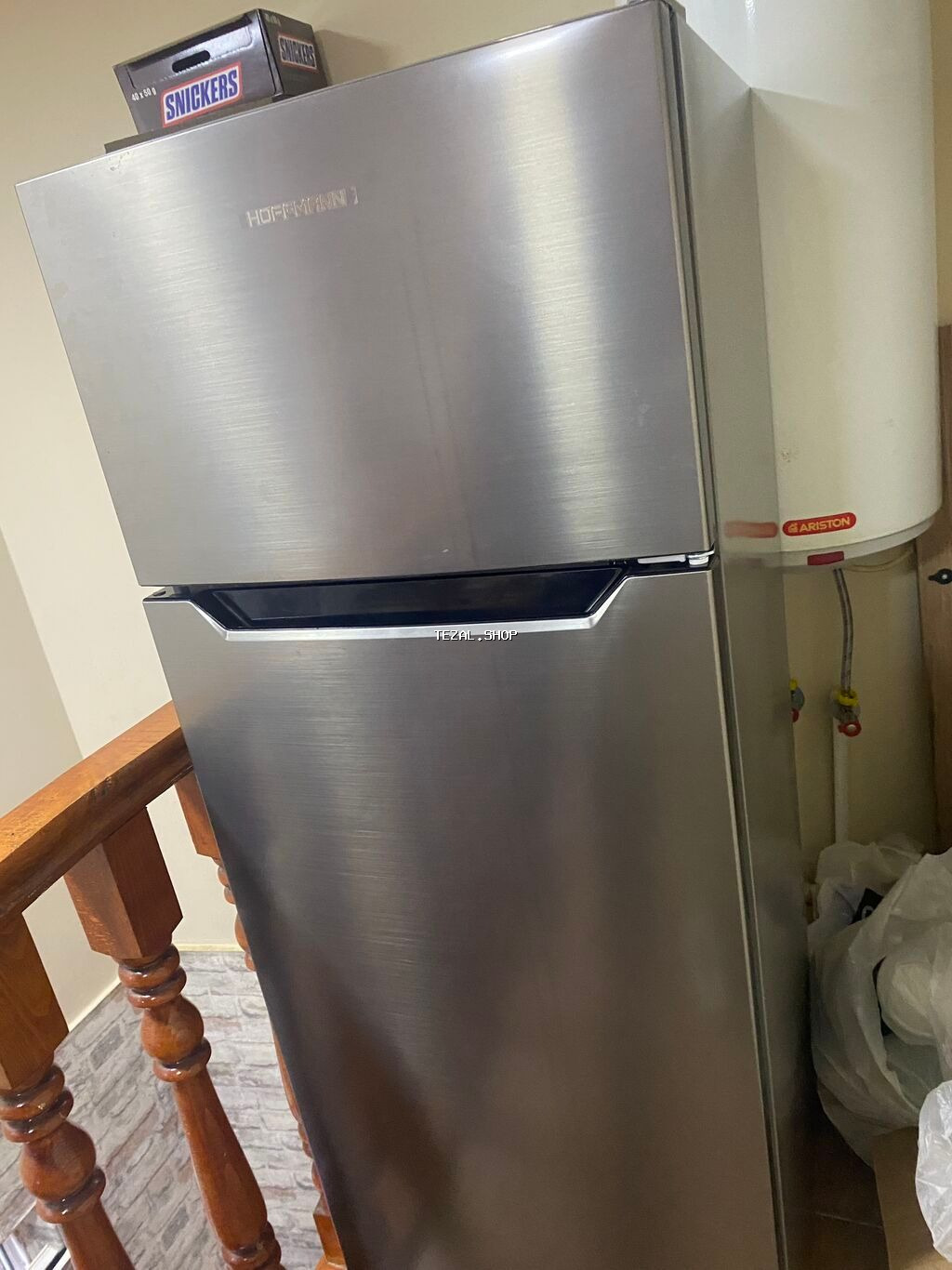 Yeni 2 qapılı Hoffman Soyuducu Satılır, rəng - Boz - şəkil 2