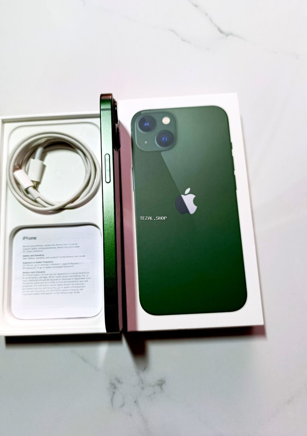 IPhone 13, 128 GB, Alpine Green, Simsiz şarj, Face ID, Sənədlərlə - şəkil 5