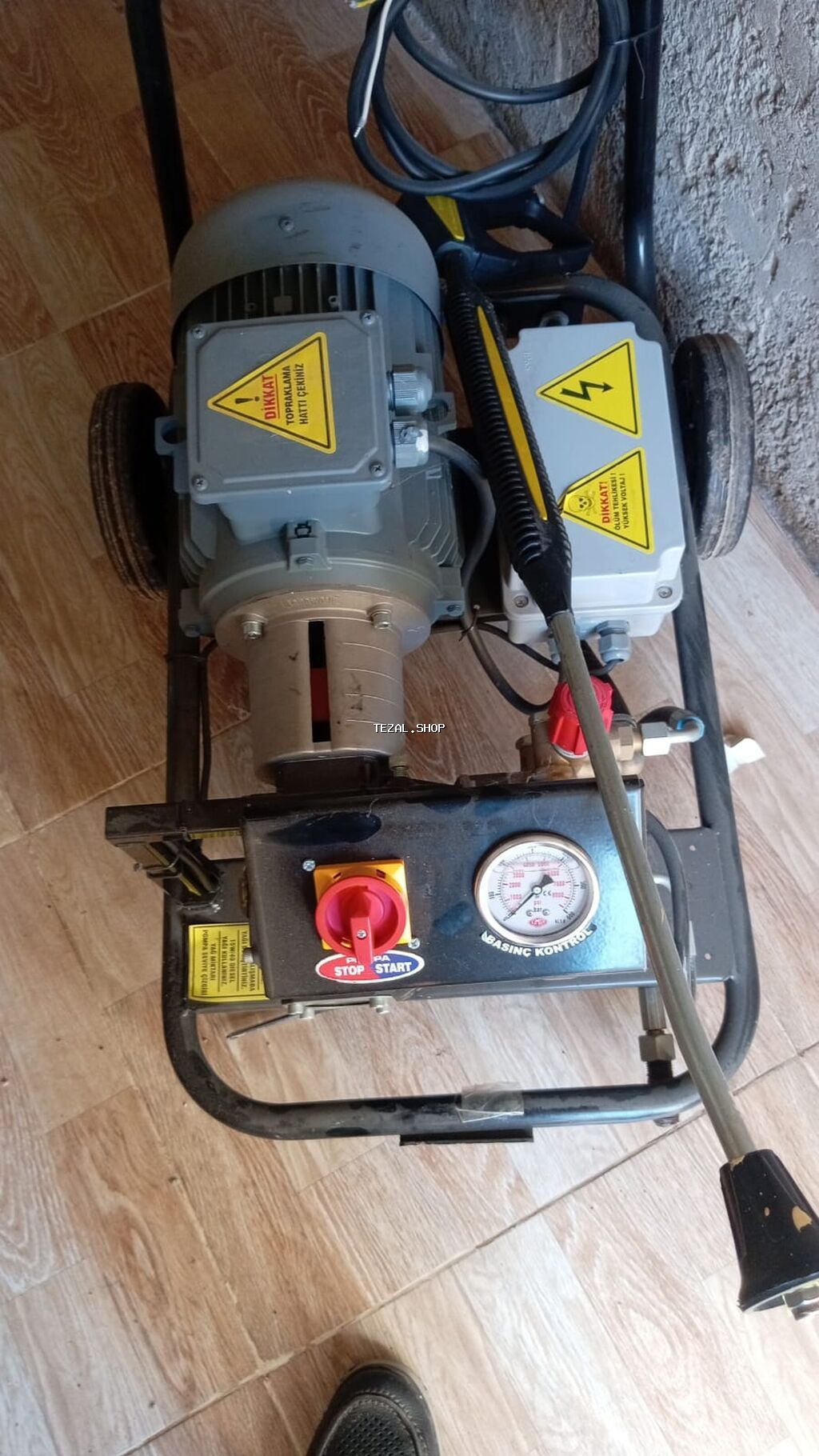 Yendi isldlmiyib Yüksək təzyiqli yuyucu aparat - Elektrik mühərrikli