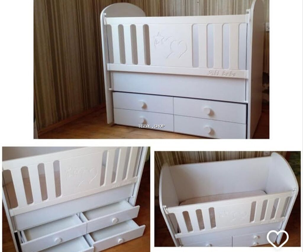 Uşaq üçün çarpayı . şekildeki kimi 4 siytremeli 2 əl təzə kimidir