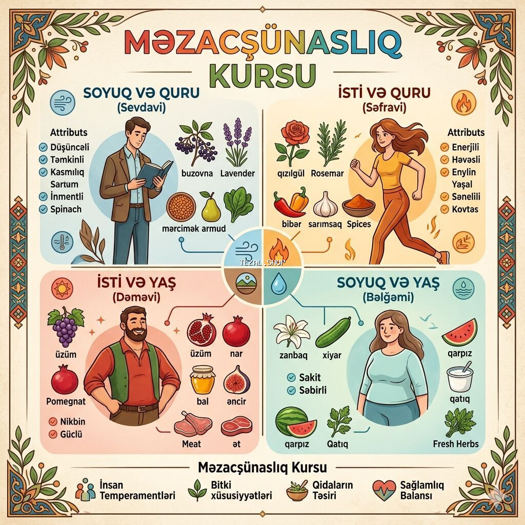 Qədim Xalq Təbabəti və eləcə də İbn Sina metodu ilə təbabət kursu. Bu