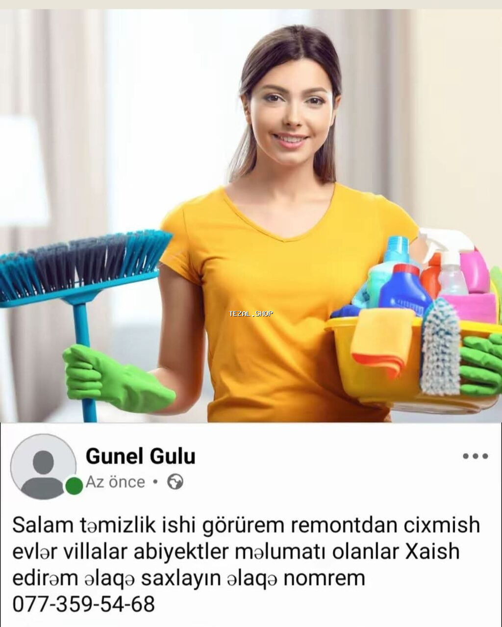 Təmizlik | Evlər | Gündəlik təmizlik