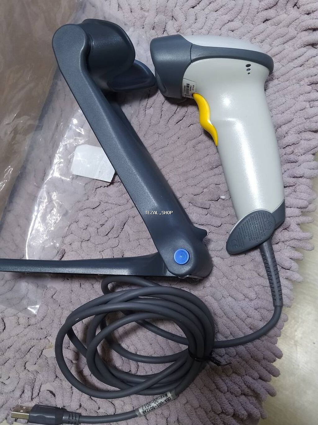 Bar kod scaner Symbol. Az isdifade olunub. Stoykasi ile.(Teze)