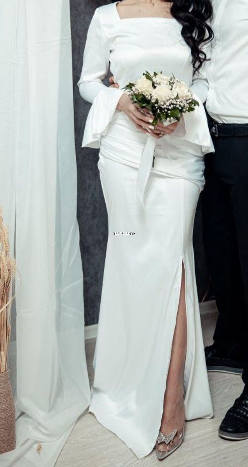 180azn tikilib bir dəfə nigaha geynilib ağ rəngli zərif