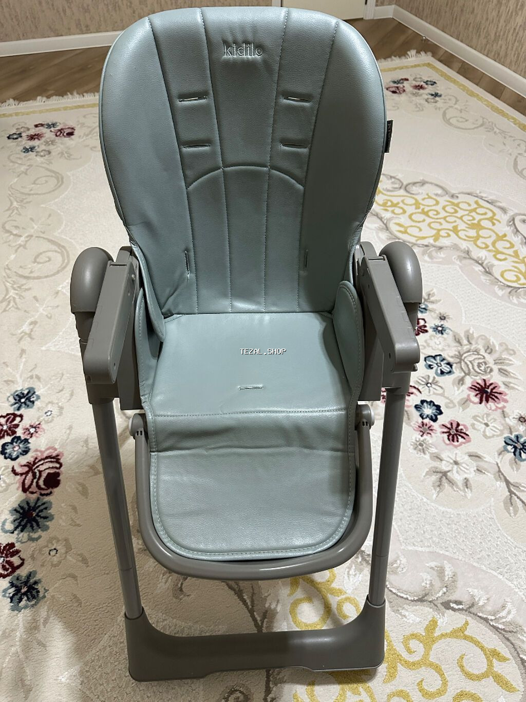 Kidilo uşaq yemək stulu - Rəng: boz-yaşıl tonlarda - Yumşaq - şəkil 3