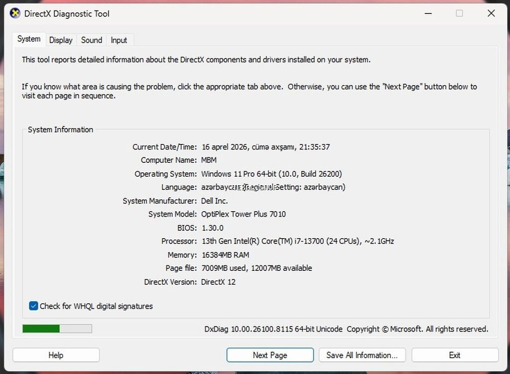 Dell OptiPlex Tower Plus 7010 Səliqəli şəkildə istifadə edilib, Heç - şəkil 4