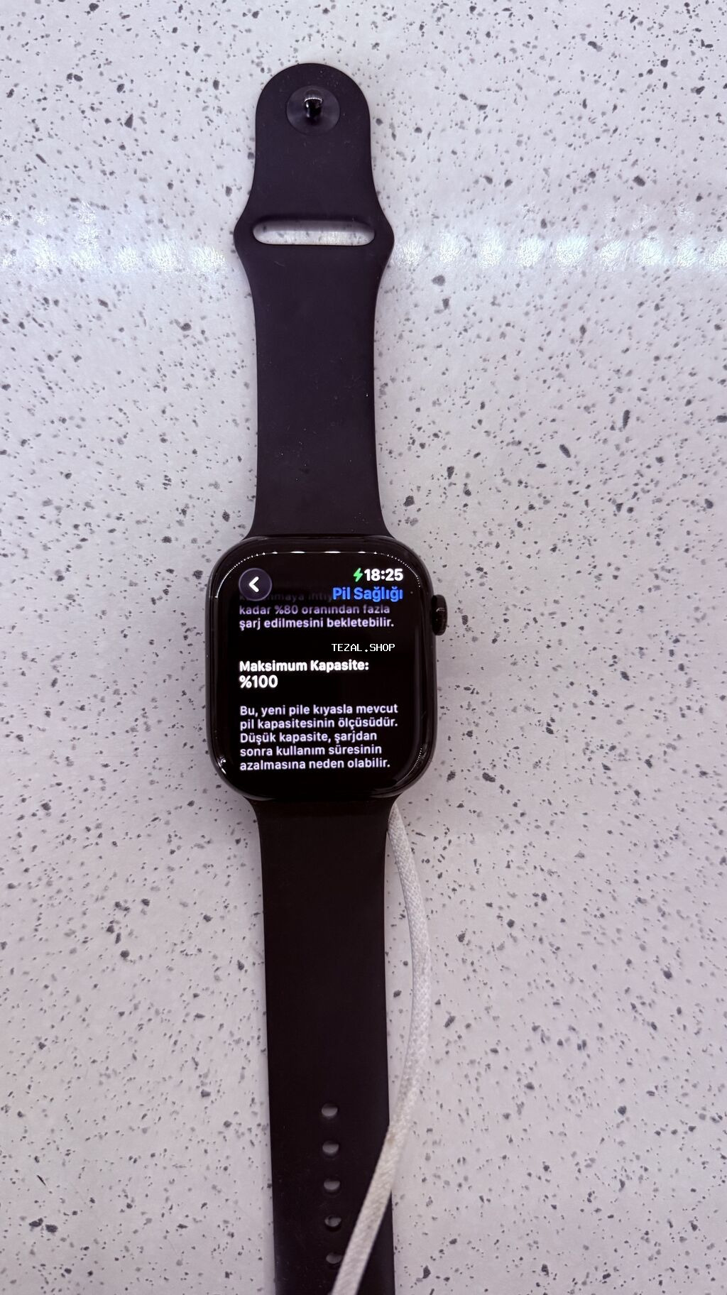 İşlənmiş, Smart saat, Apple, Аnti-lost, rəng - Qara - şəkil 5