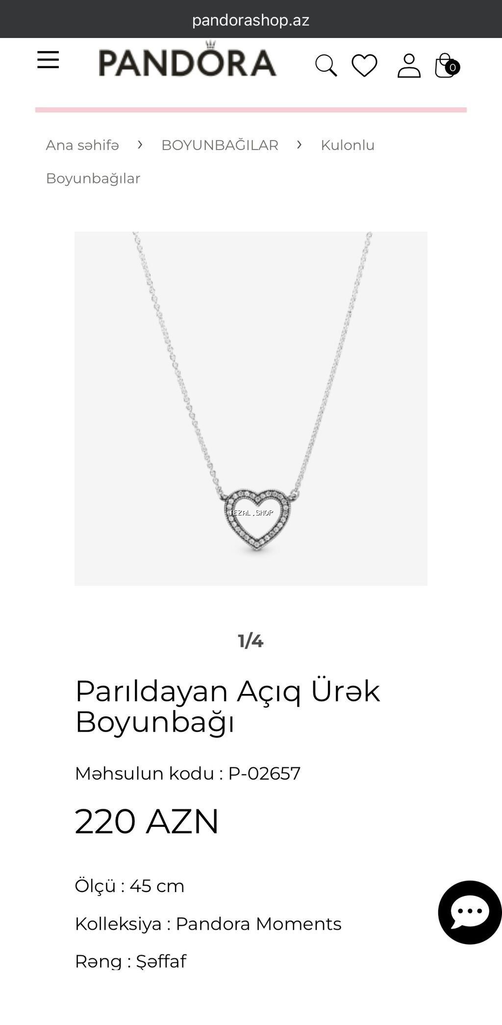 Boyunbağı, Pandora, Gümüş, 1 g, Pulsuz çatdırılma, Ödənişli çatdırılma - şəkil 5