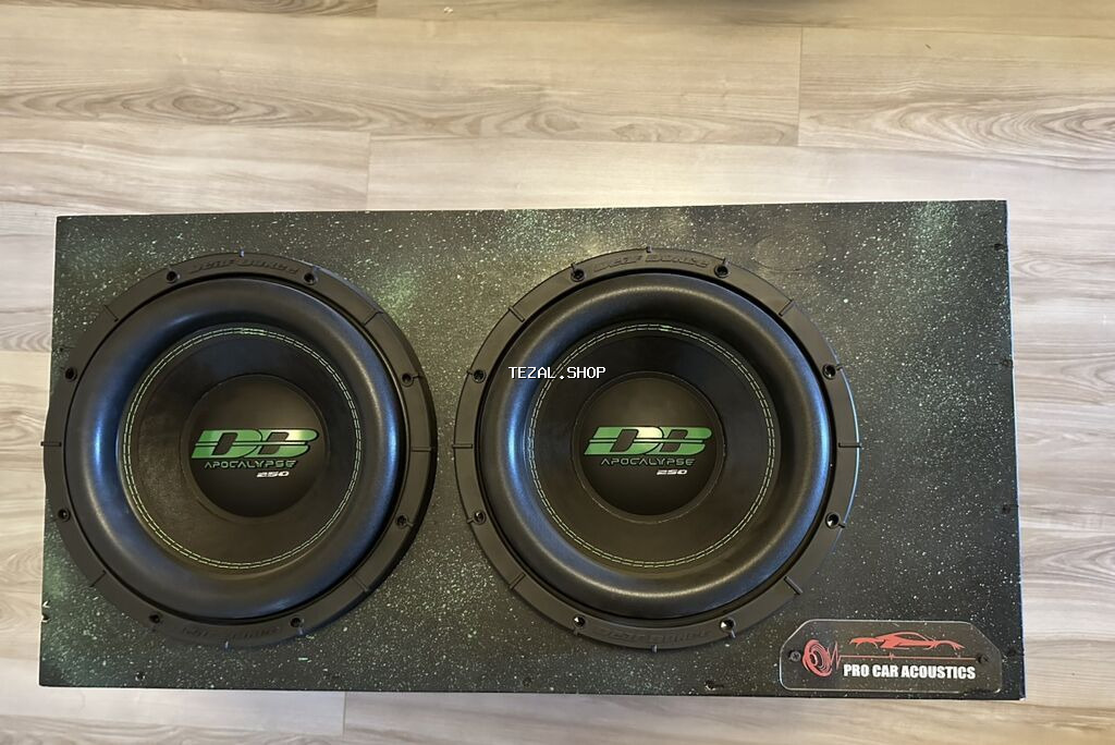 İki ədəd Deaf Bonce Apocalypse (DB) subwooferli hazır qutu - şəkil 3