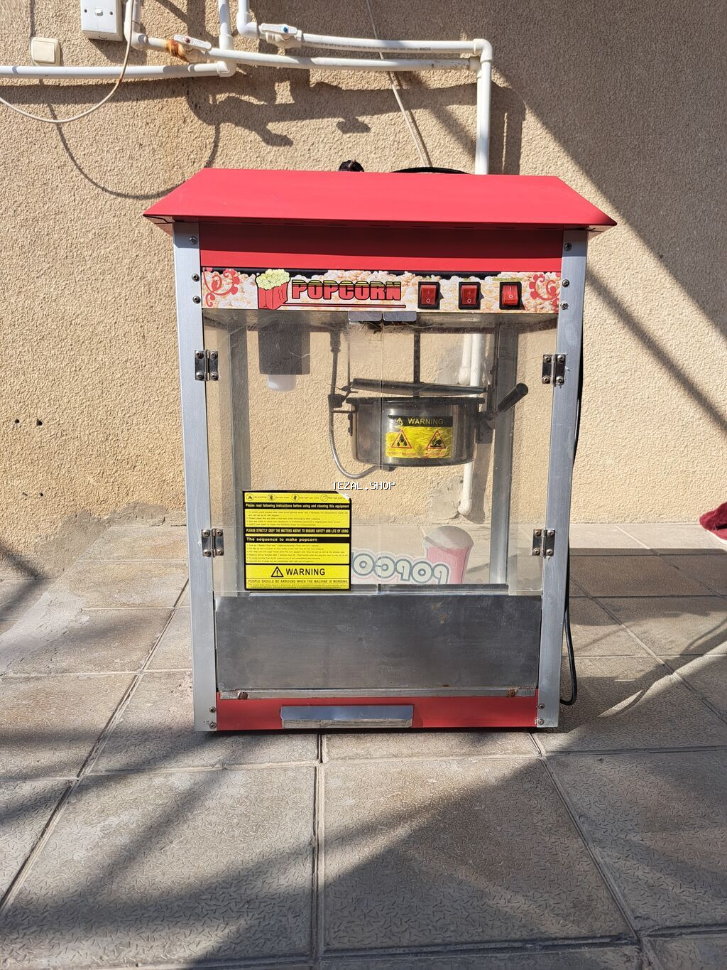 Popkorun Aparatı ve pambiq seker aparati satilir Tam işlekdir cox az