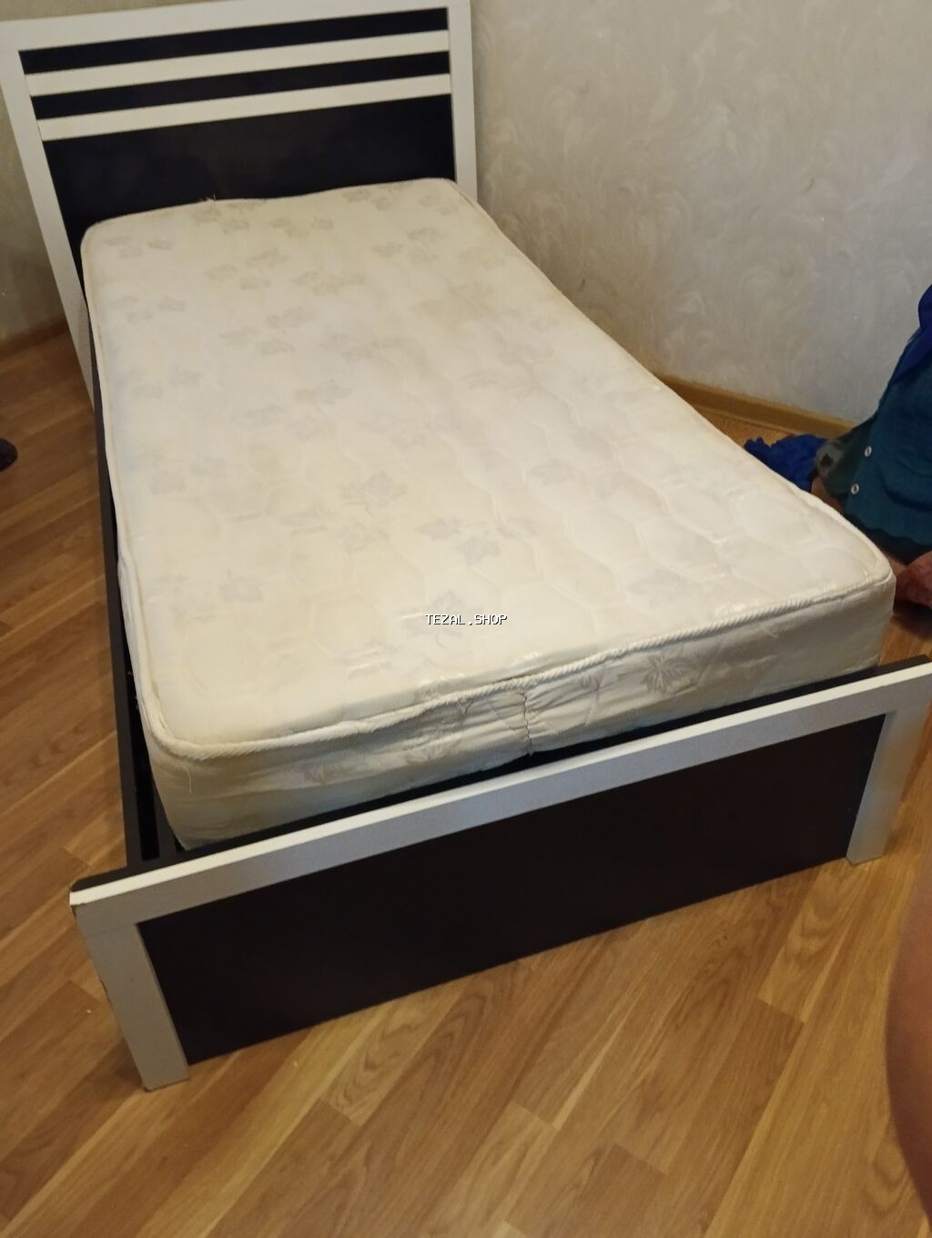 Təknəfərlik çarpayı, Matras ilə, Siyirməsiz - şəkil 4