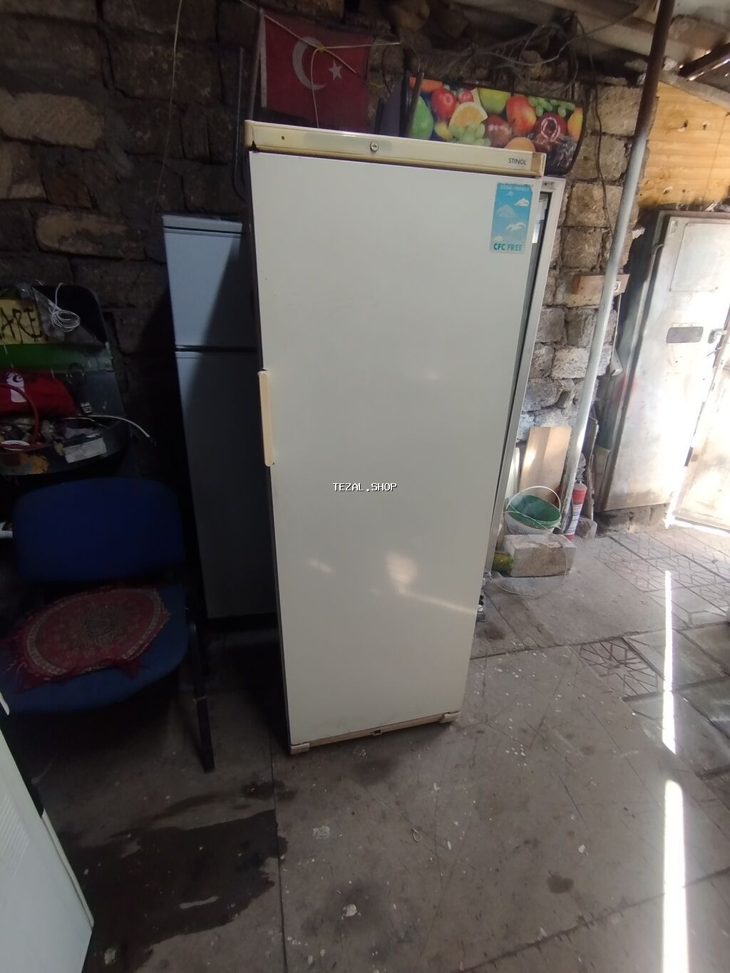 1 qapılı Stinol Soyuducu Satılır, rəng - Ağ