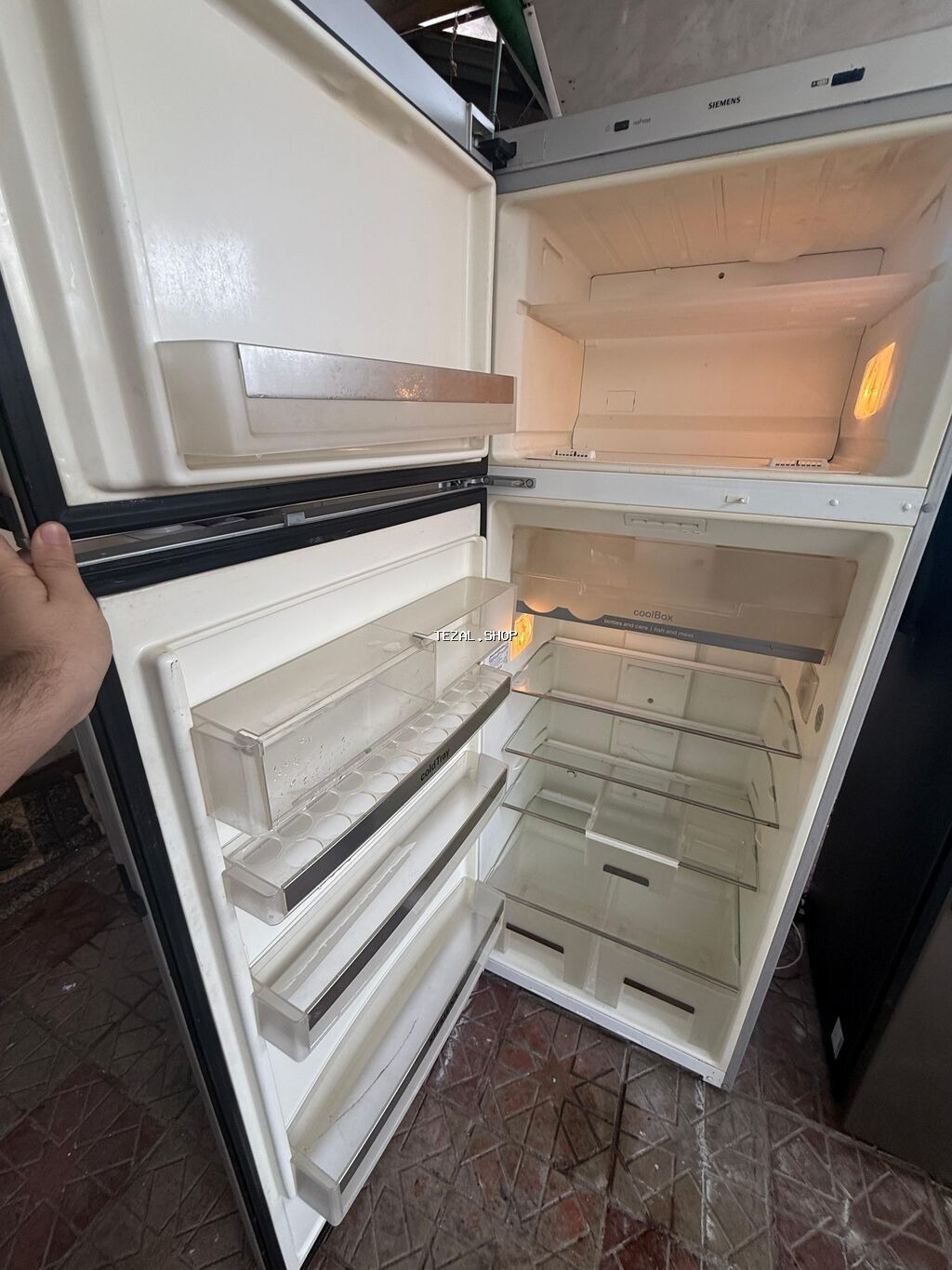 2 qapılı Siemens Soyuducu Satılır, rəng - Ağ - şəkil 2