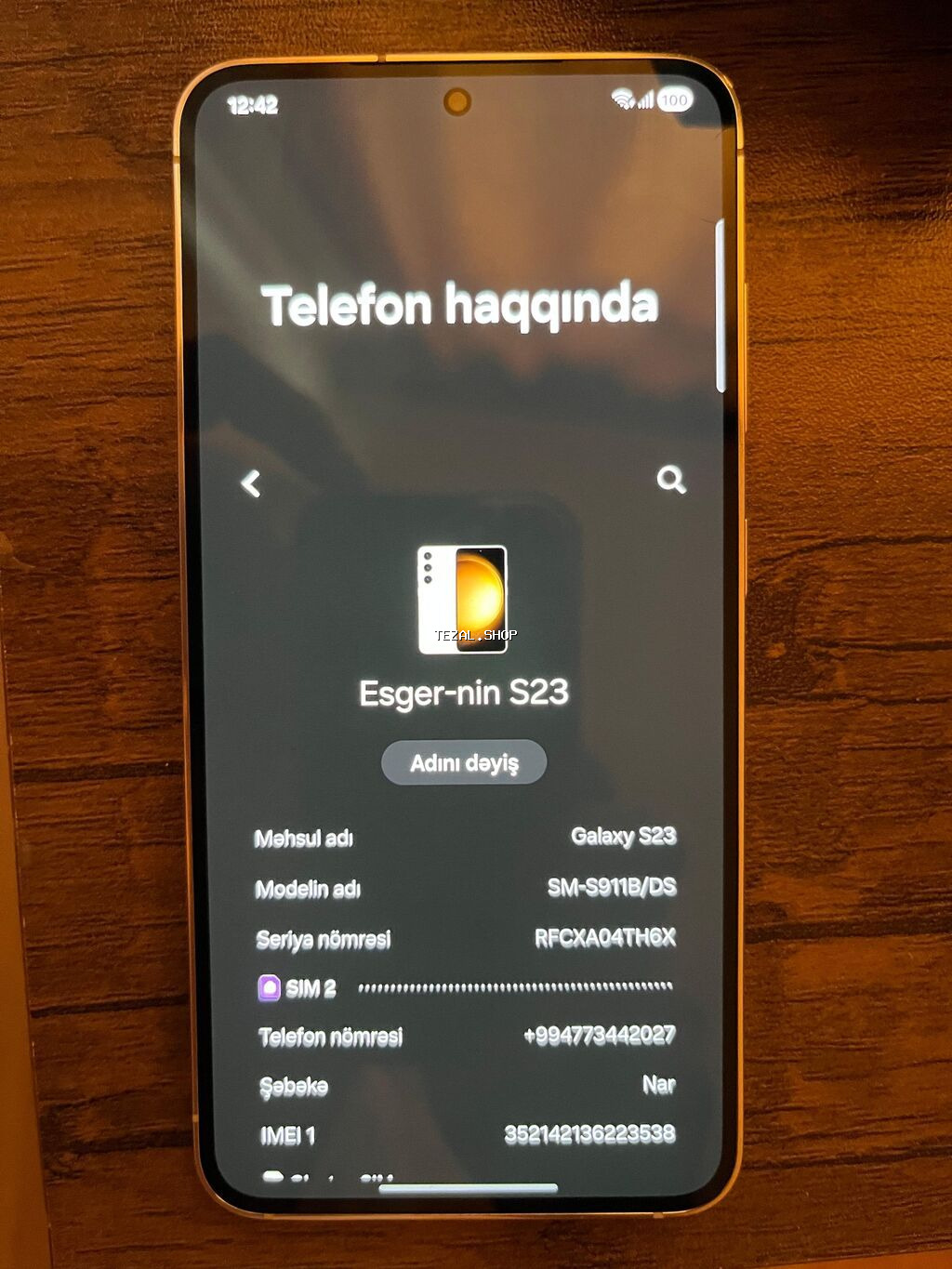 Samsung Galaxy S23, 256 GB, rəng - Bej, İki sim kartlı - şəkil 5