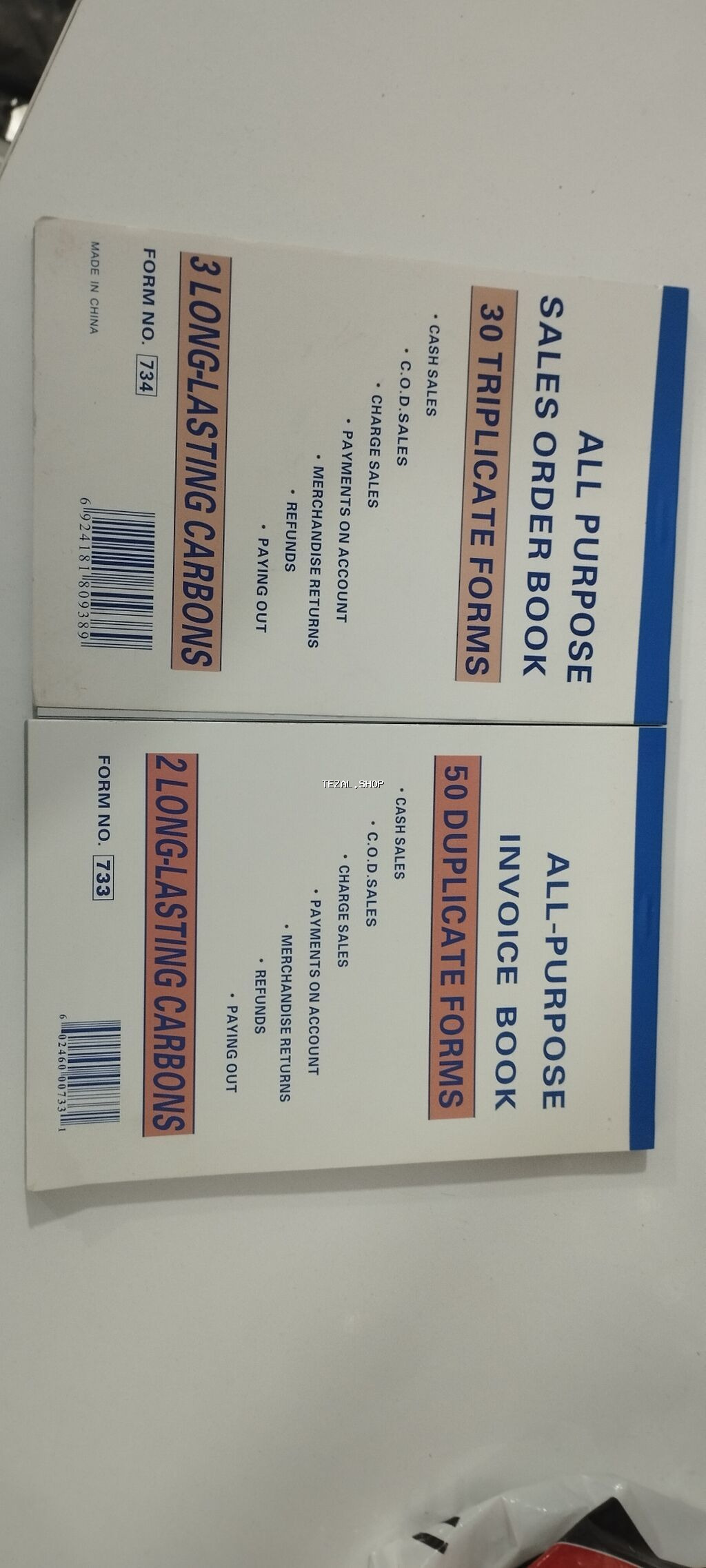 Məhsul: “All-Purpose” ofis blank dəstləri

 8 eded - 30
 6 eded - 50