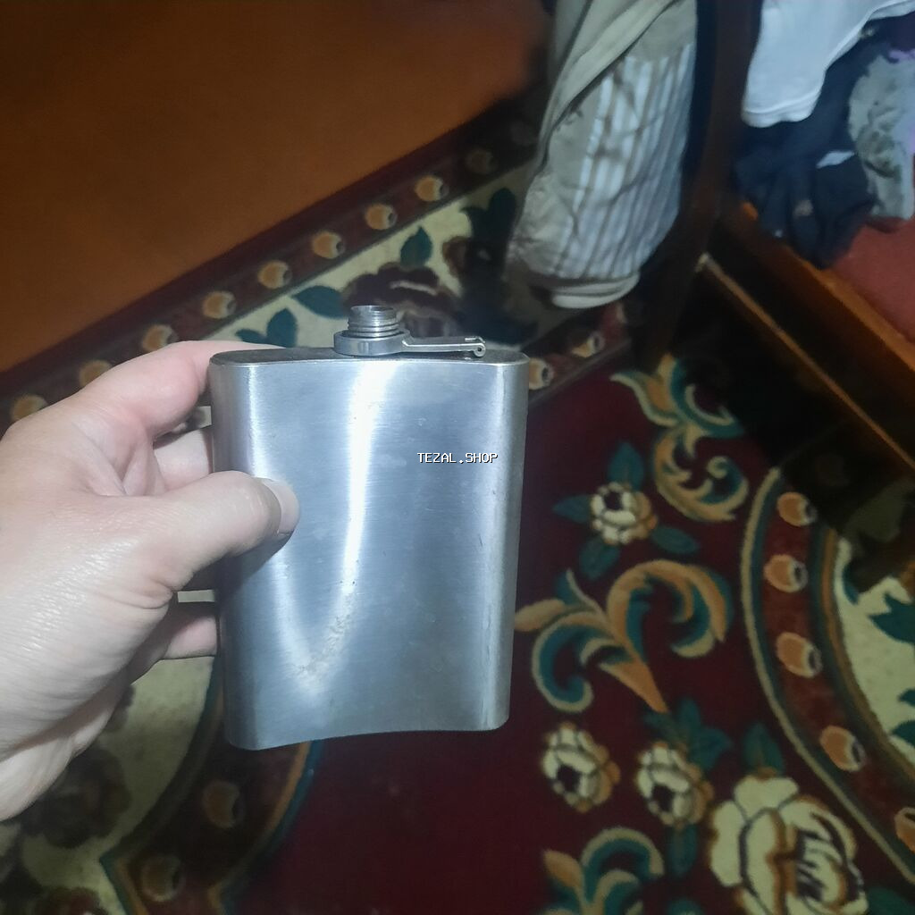 Flyaqalar boyuk 1Lt aliminium.18azn.balaca nerj 200ml 10azn qapaqi - şəkil 2