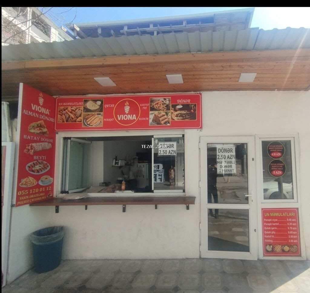 VIONA – dönər və un məmulatları köşkü hazır biznes olaraq 3.500