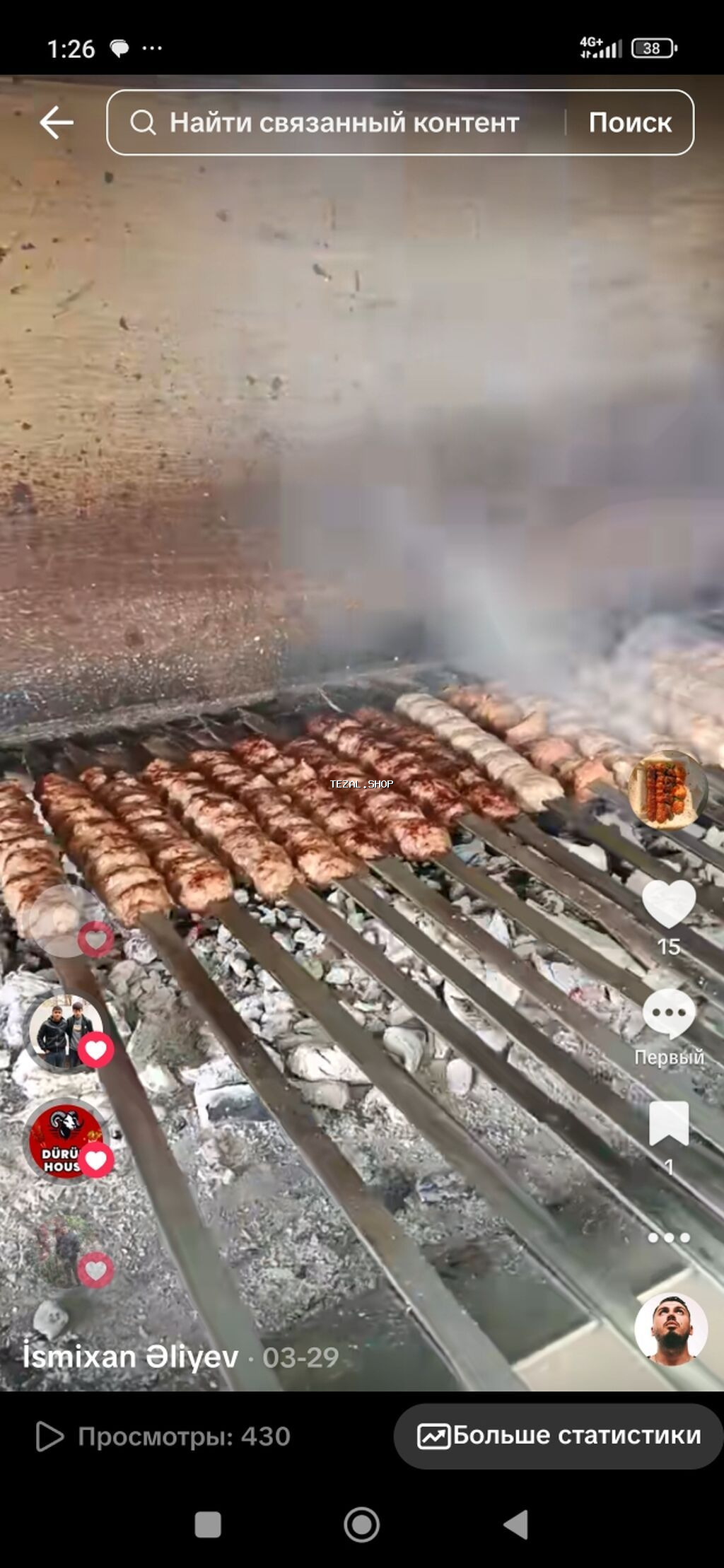 Mangalda kabab və lülə-kabab xidmətləri - Peşəkar manqal ustası