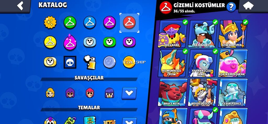 Brawl Stars oyun hesabı Hesab 2019 da açılıb içine cox pul vurulubdu - şəkil 5