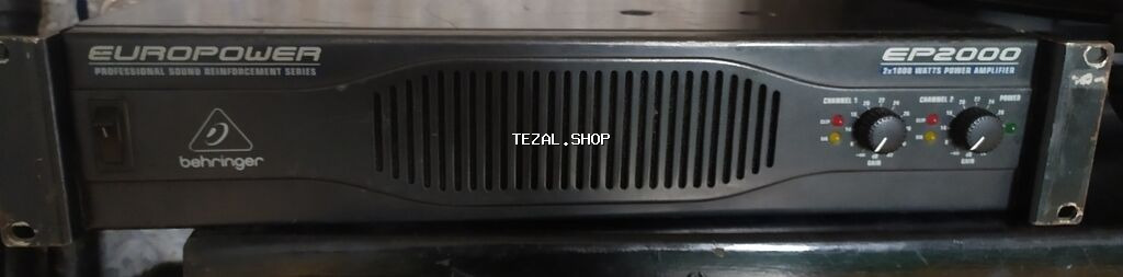 Behringer Europower EP2000 – 2 kanallı peşəkar güc gücləndiricisi - - şəkil 3