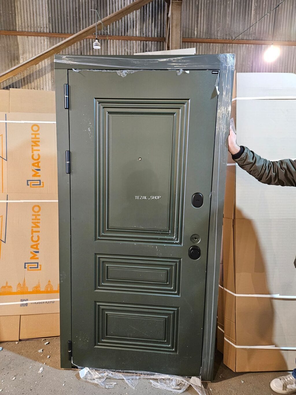 Podval üçün Yeni Giriş qapısı Zəmanətli, Pulsuz çatdırılma - şəkil 3