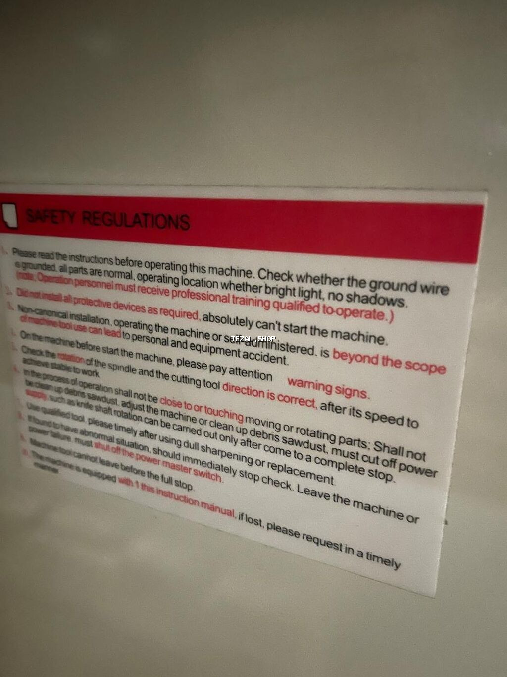 MX-5117B frezə dəzgahı (Wanguang) Texniki göstəricilər: - Model - şəkil 3