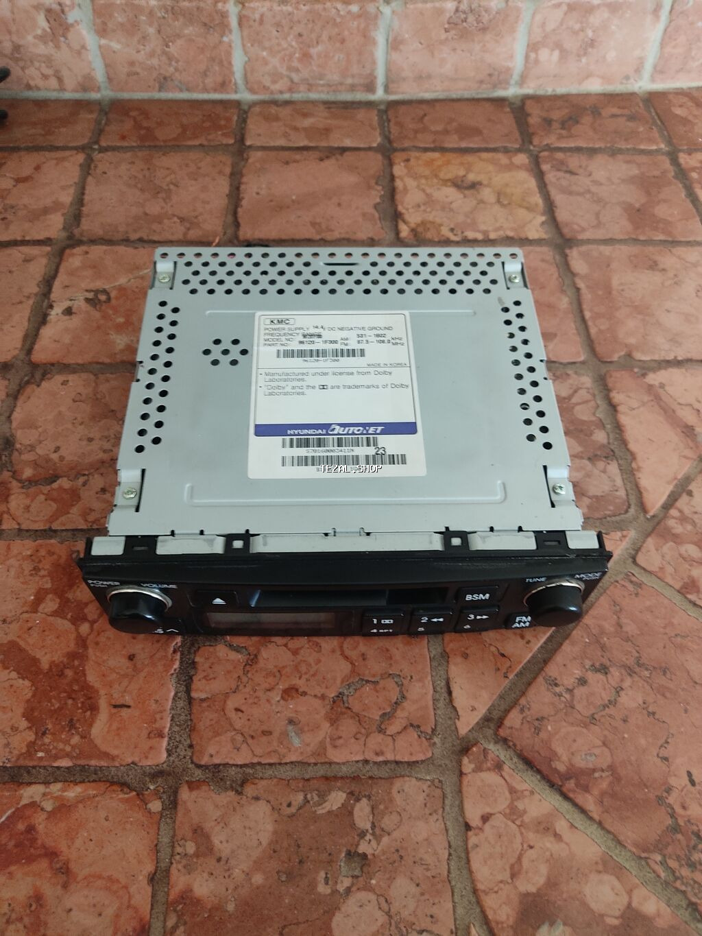 Kia Sportage(2007) üsdünden çıxma zavod monitor.(kasetli) İşlək - şəkil 2