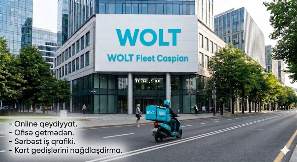 Sürücü-kuryer tələb olunur, Gündəlik ödəniş