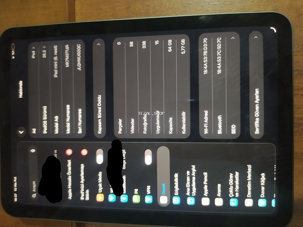 Apple iPad mini (6-cı nəsil) – 64 GB, Wi‑Fi Qulaqli Razer Kraken X - şəkil 3