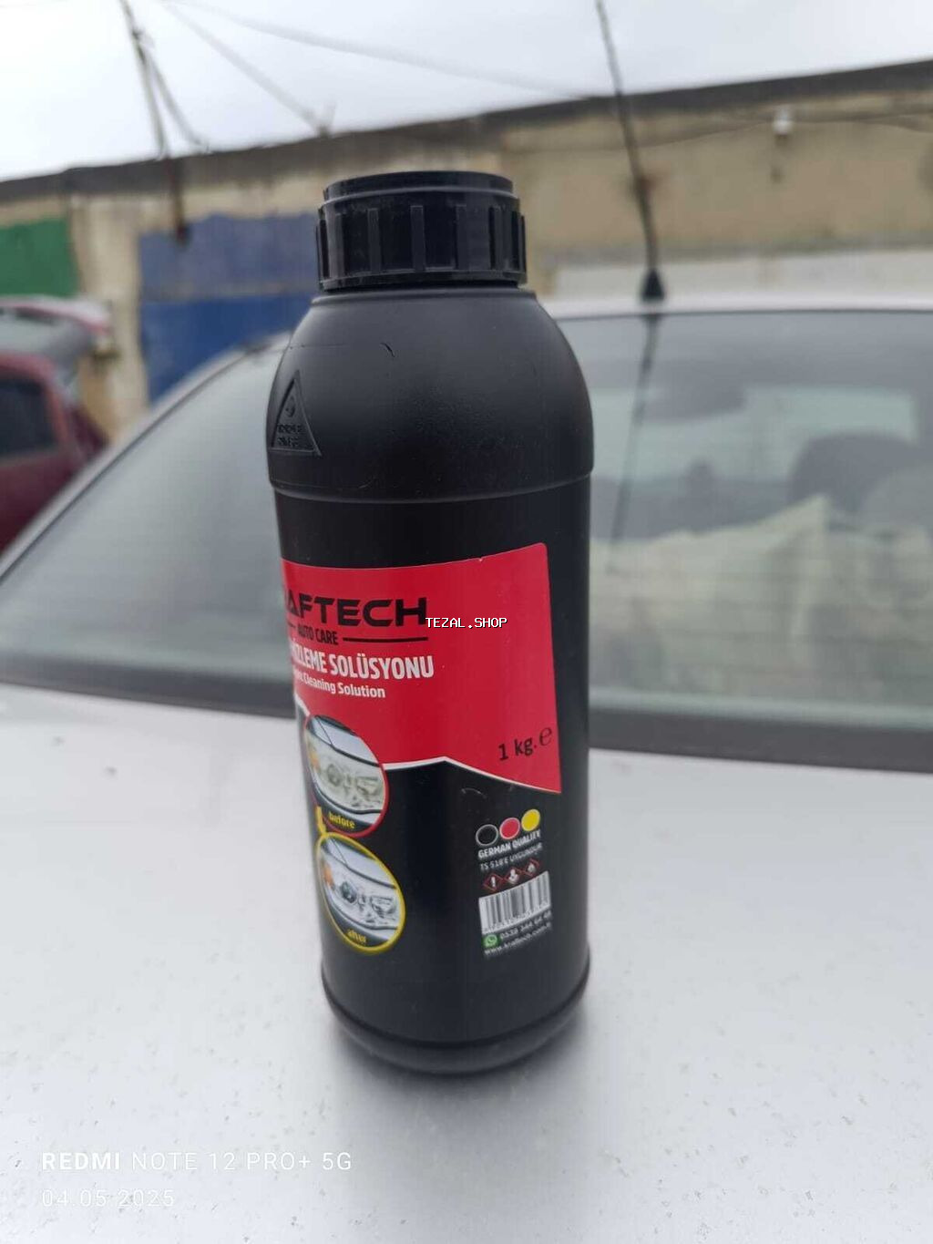 Krafttech avtomobil fara təmizləmə solüsyonu ƏLDƏ VAR. Avtomobilinizin