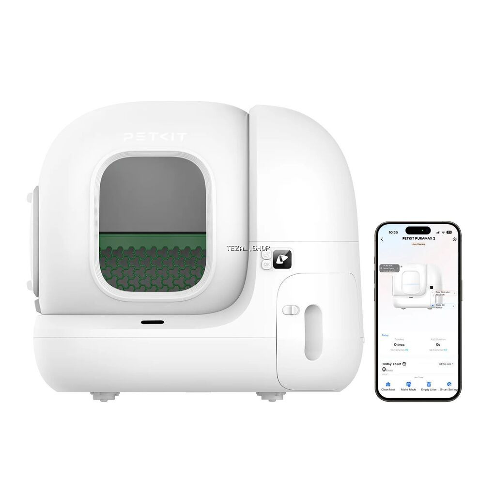 🐱 Petkit Pura Max 2 (P9902) – Ağıllı Özünü Təmizləyən Pişik Tualeti - şəkil 3