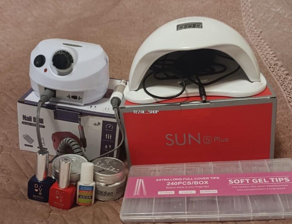Manikür üçün tam dəst - SUN5 Plus UV/LED lampa (taymer düymələri üst