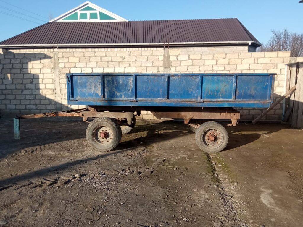 İkioxlu kənd təsərrüfatı qoşqusu - Tip: Traktor üçün iki təkər cütlü