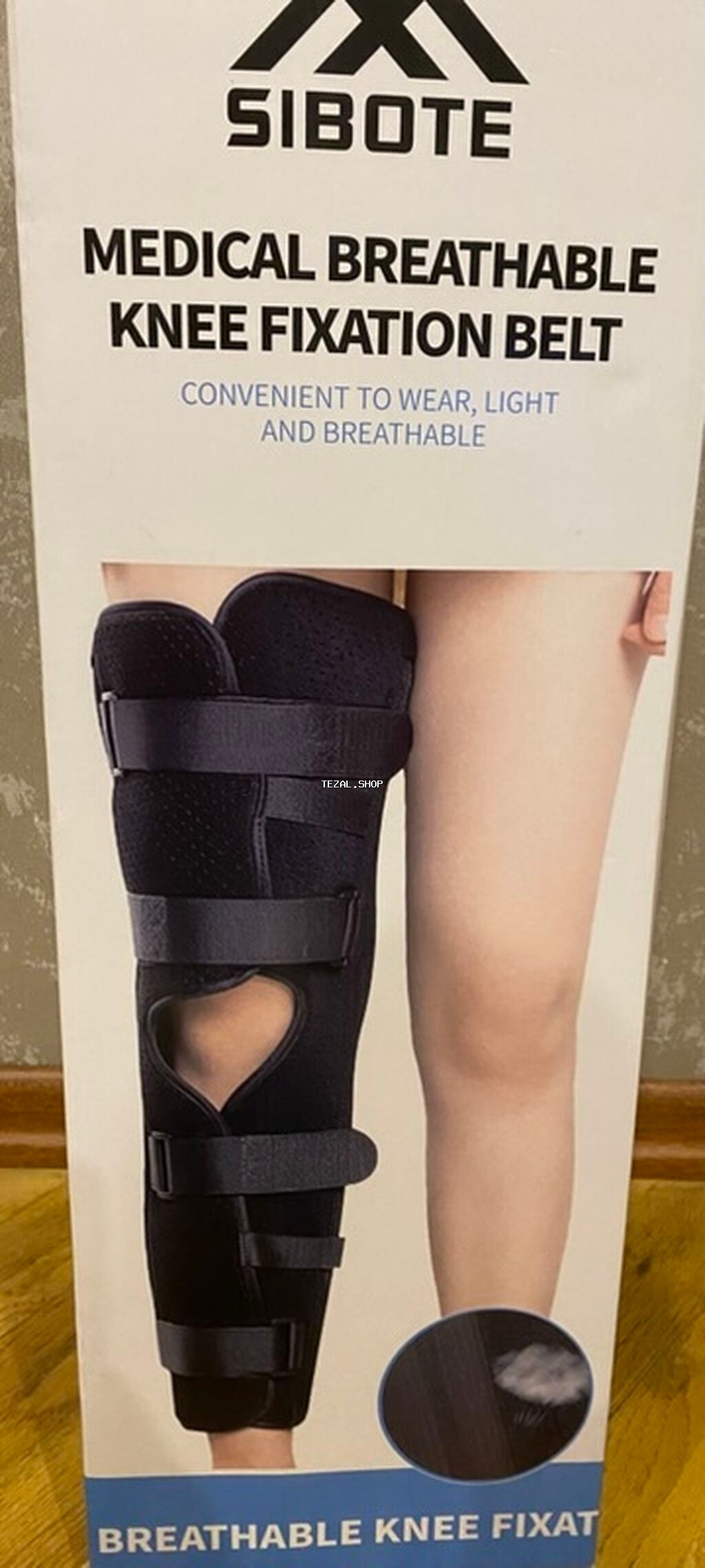 SIBOTE Medical Breathable Knee Fixation Belt – diz immobilizatoru
