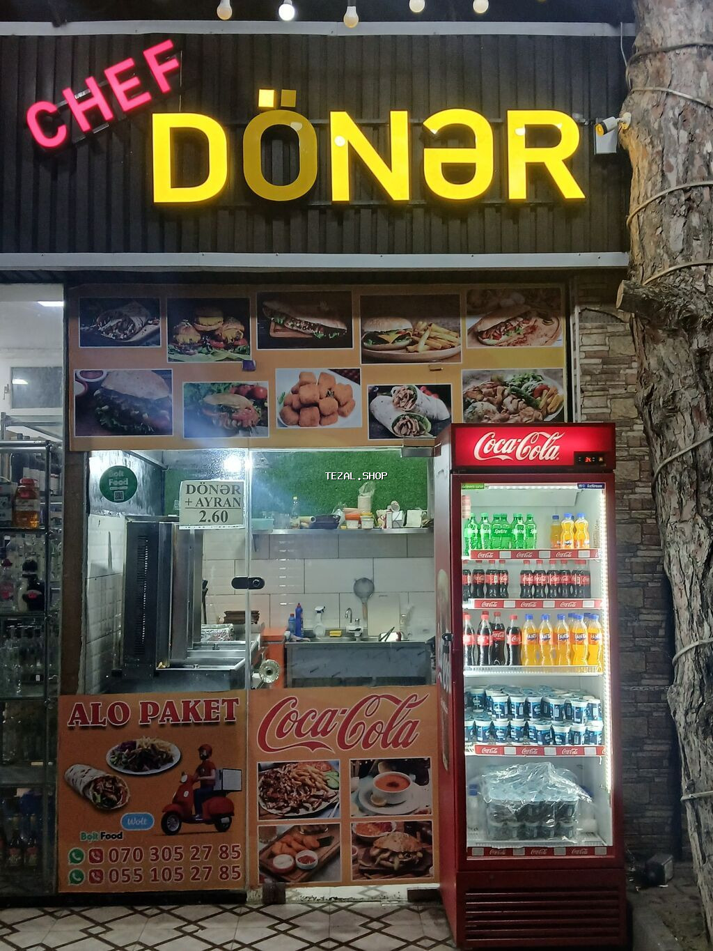 Salam aleykum. Dönərxana avadanlıqları hazır biznes olaraq satılır