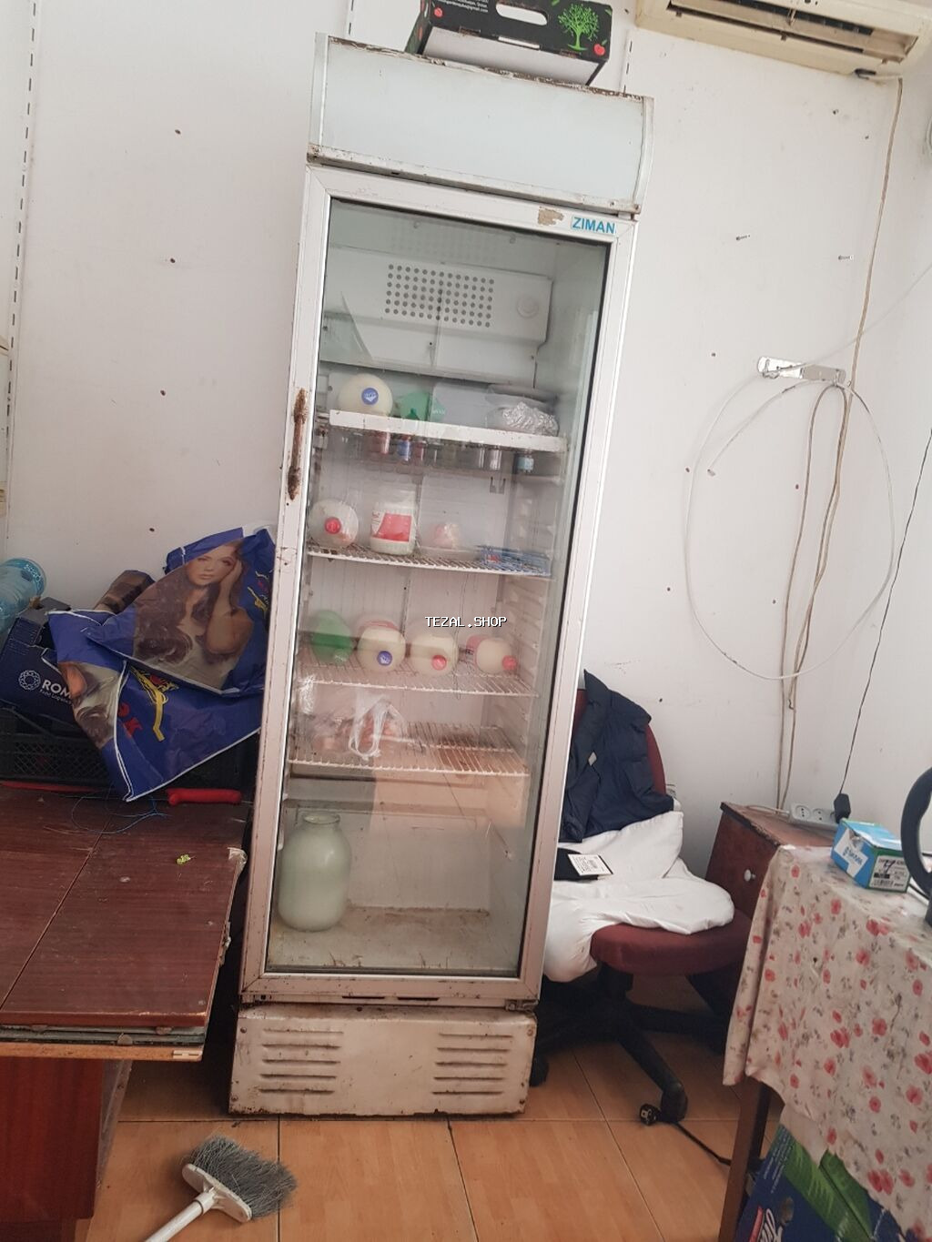 Ticarət vitrinli soyuducu – ZIMAN markası - Şüşə qapılı, dik tipli - şəkil 2