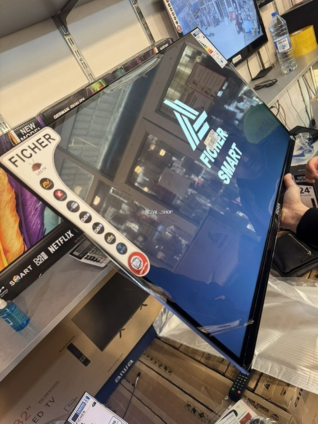 Ficher 32" (81 sm) Smart LED TV - Çərçivəsiz dizayn (Frameless - şəkil 2