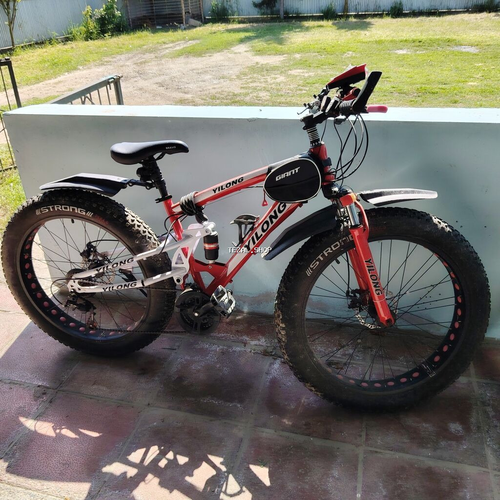 Fatbike tipli dağ velosipedi – YILONG Xüsusiyyətlər: - Geniş “fat” - şəkil 2