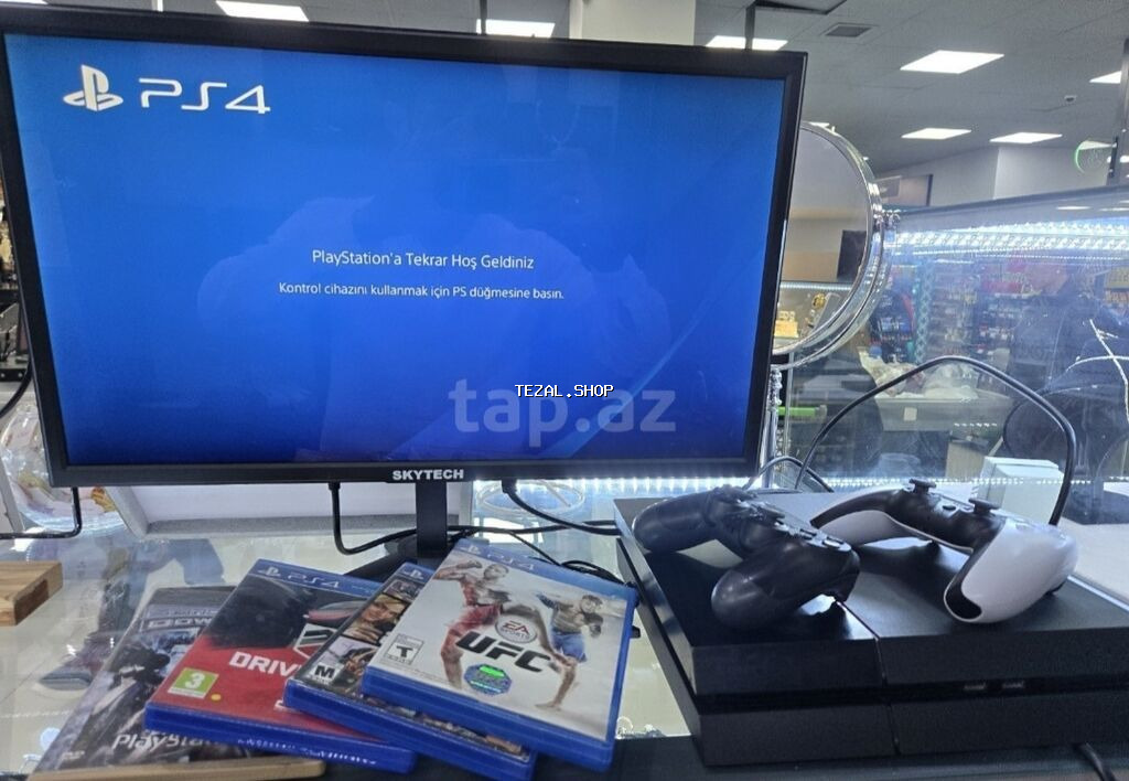 PlayStation 4 oyun seti Tərkib: - PS4 konsolu (orijinal model) - 2 - şəkil 2