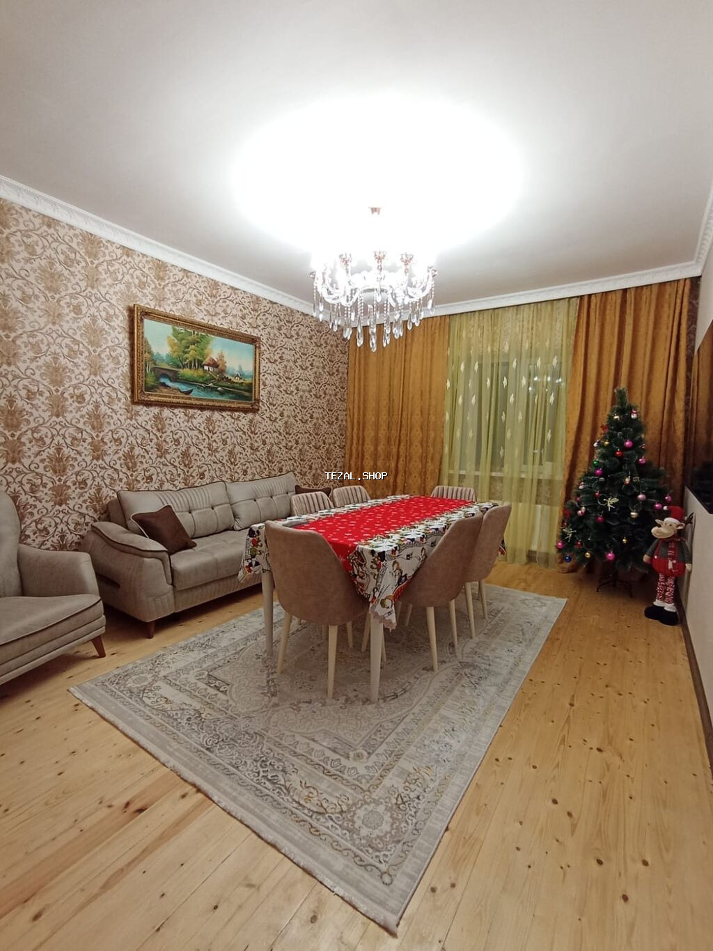 Bayıl 3 otaqlı, 100 kv. m, Yeni təmirli