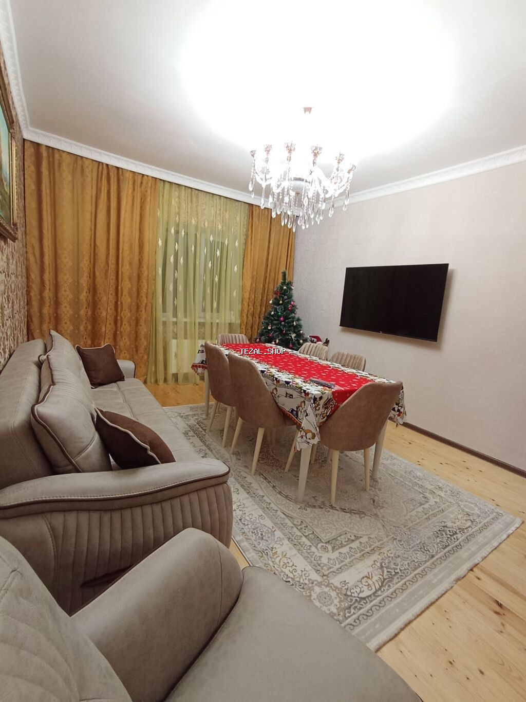 Bayıl 3 otaqlı, 100 kv. m, Yeni təmirli - şəkil 2